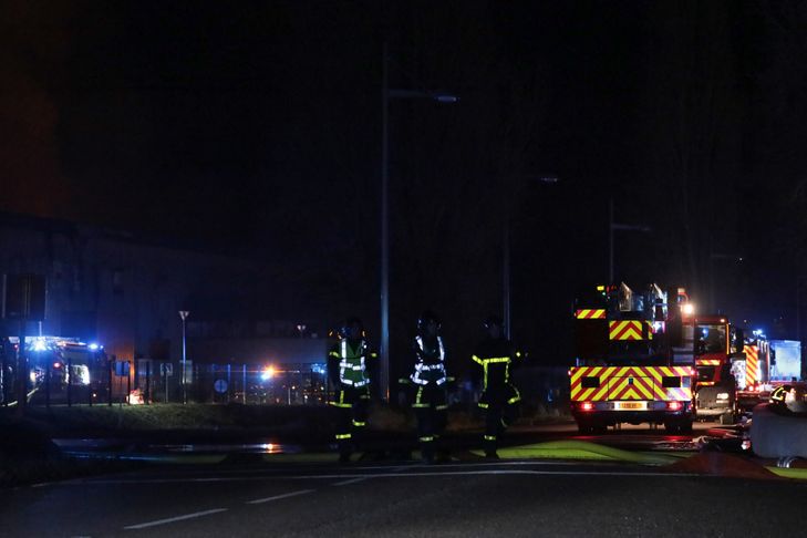 Important incendie dans un bâtiment de Bolloré Logistics près de Rouen