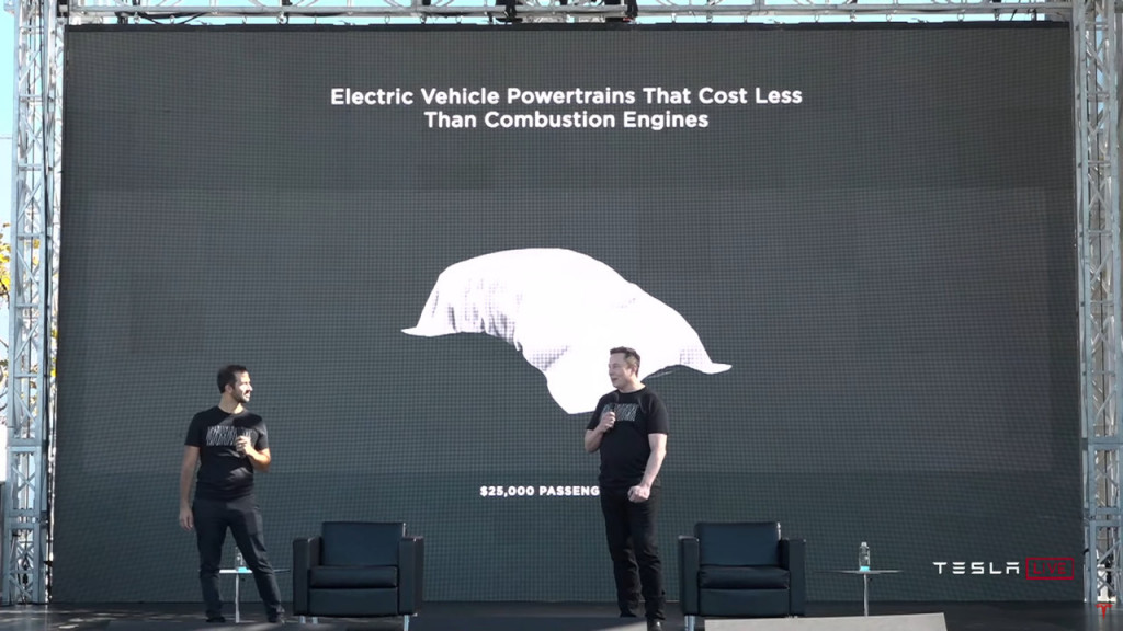 Tesla à 25 000 $ annoncée pour 2023 - Battery Day